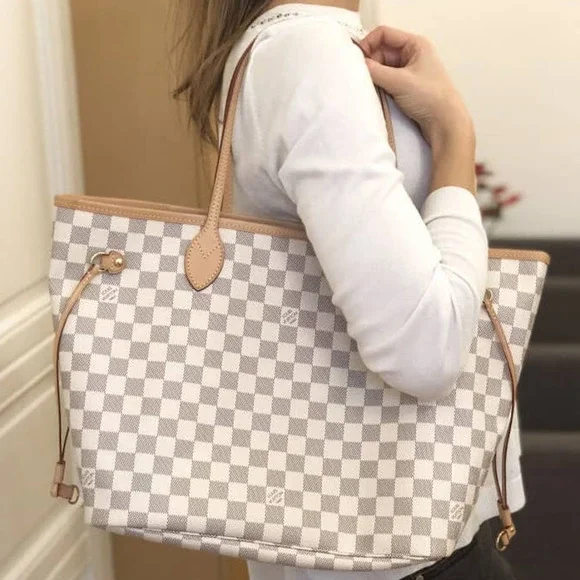 💎✨BEAUTIFUL✨💎 Authentic Louis Vuitton Damier Azur Neverfull MM - Picture 2 of 10